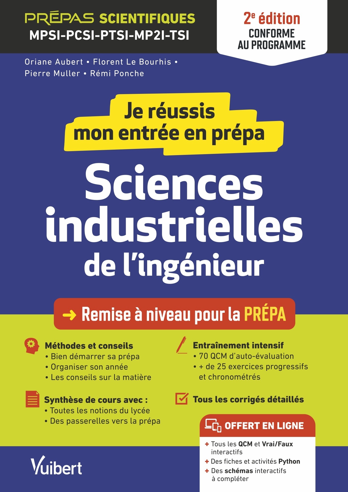Je réussis mon entrée en prépa. Sciences industrielles de l'ingénieur 2e édition - Remise à niveau p