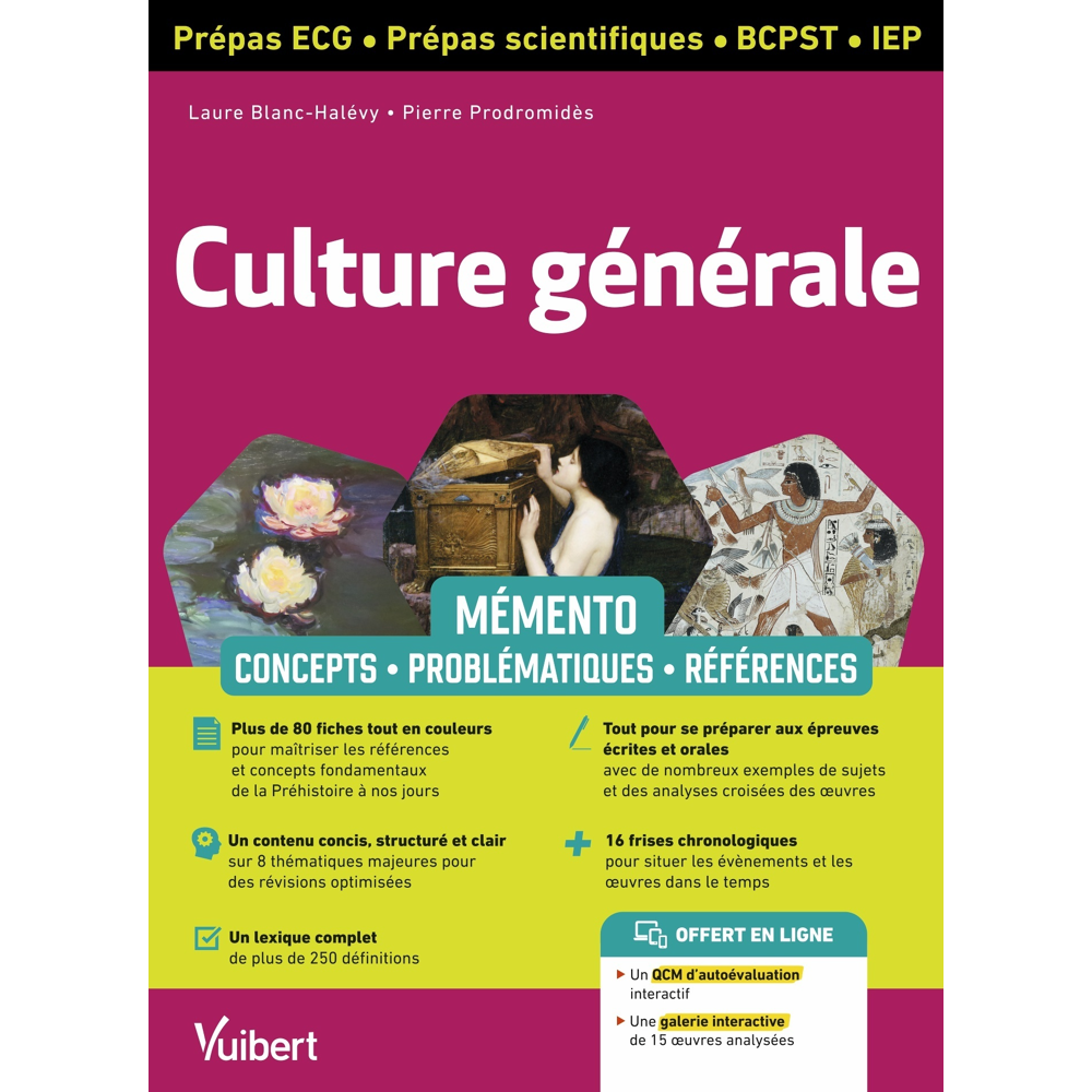 Mémento Culture générale - ECG - prépas scientifiques - IEP - La culture générale en un clin d'œil d