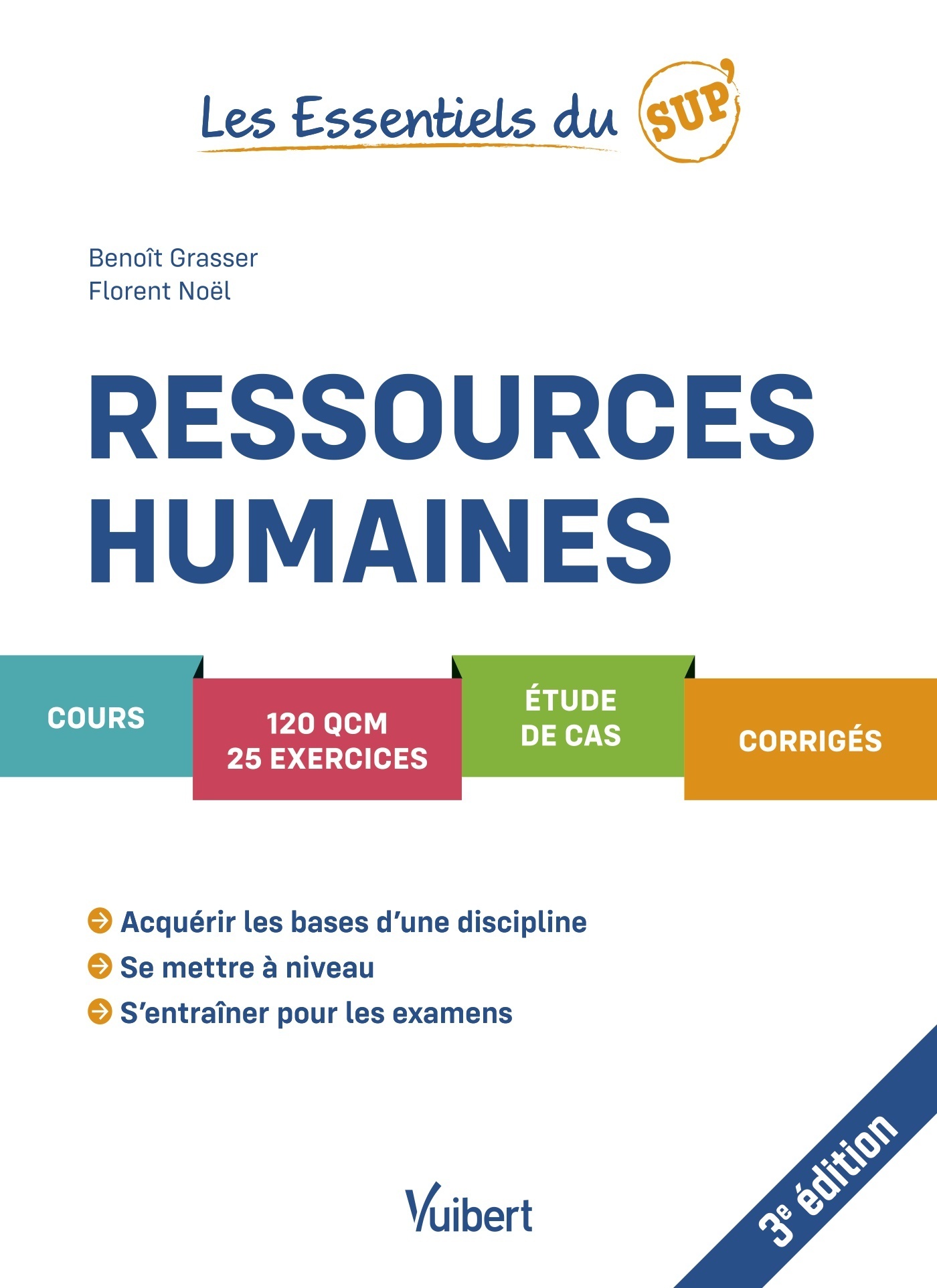 Ressources humaines - Cours - QCM - Exercices - Étude de cas - Corrigés (Broché)
