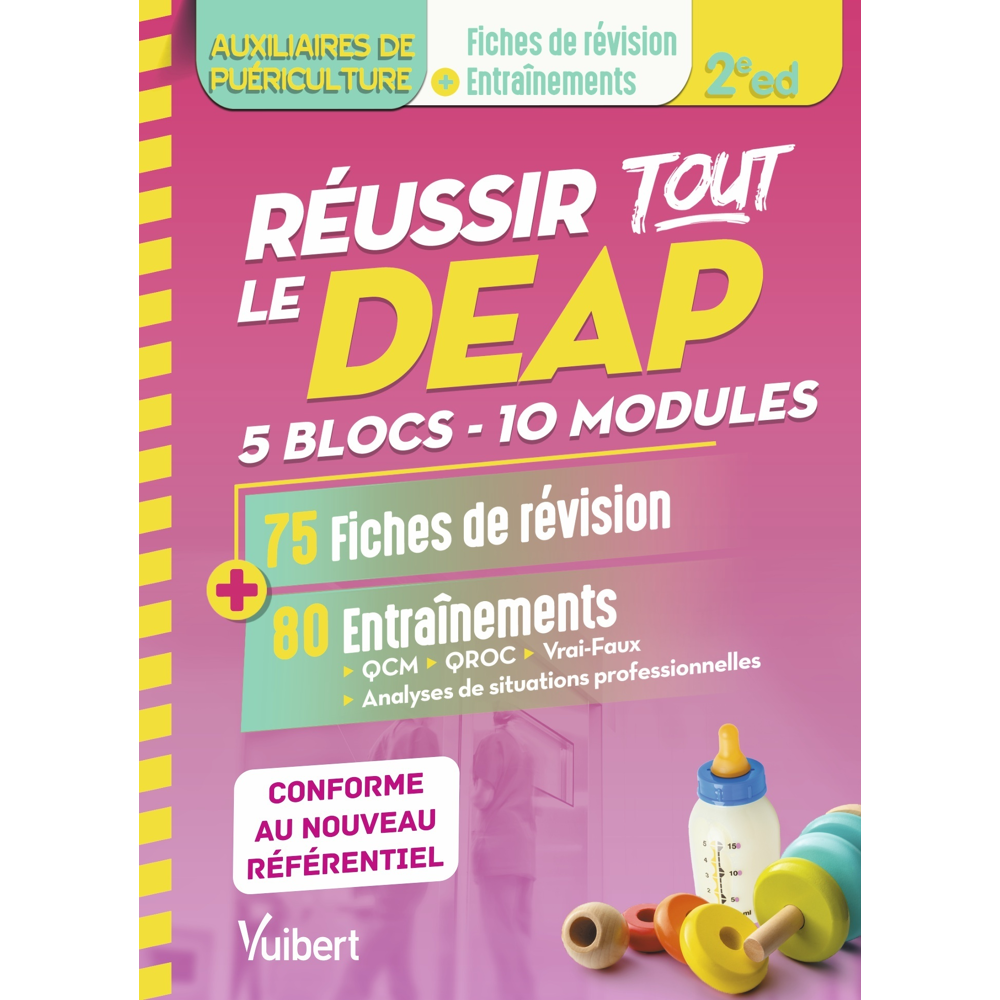Réussir tout le DEAP en 75 fiches de révision et 80 entrainements - Pour les auxiliaires de puéricul