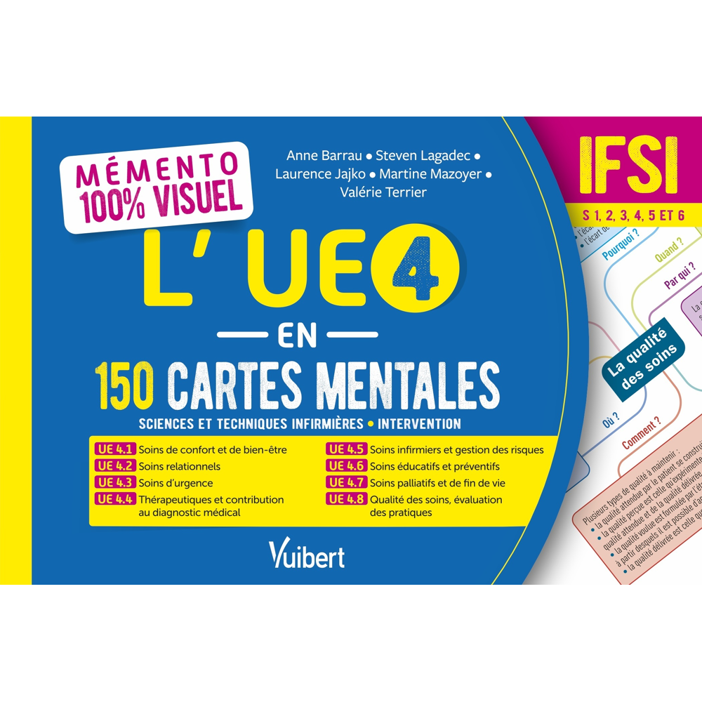 Mémento 100% visuel - L'UE 4 en 150 cartes mentales - IFSI - Sciences et techniques infirmières - In