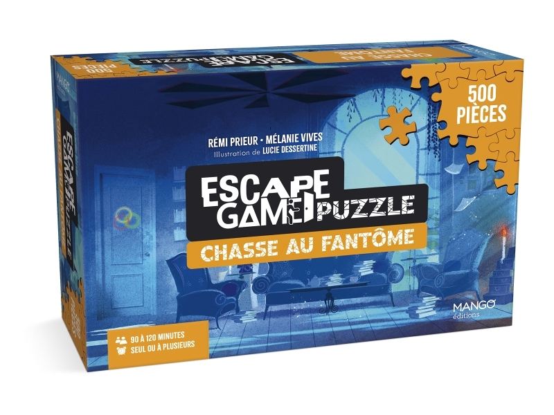 Escape Game Puzzle - Chasse au fantôme - Assemblez le puzzle étape après étape puis résolvez les éni