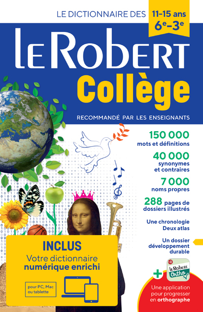 Le Robert Collège + Carte numérique (Coffret)