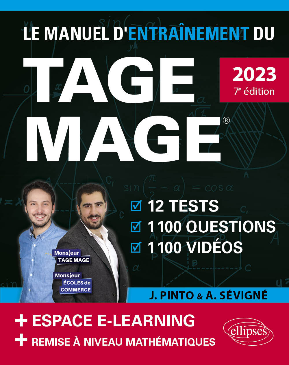Le Manuel d’Entraînement du TAGE MAGE – 12 tests blancs + 1100 questions + 1100 vidéos – édition 202