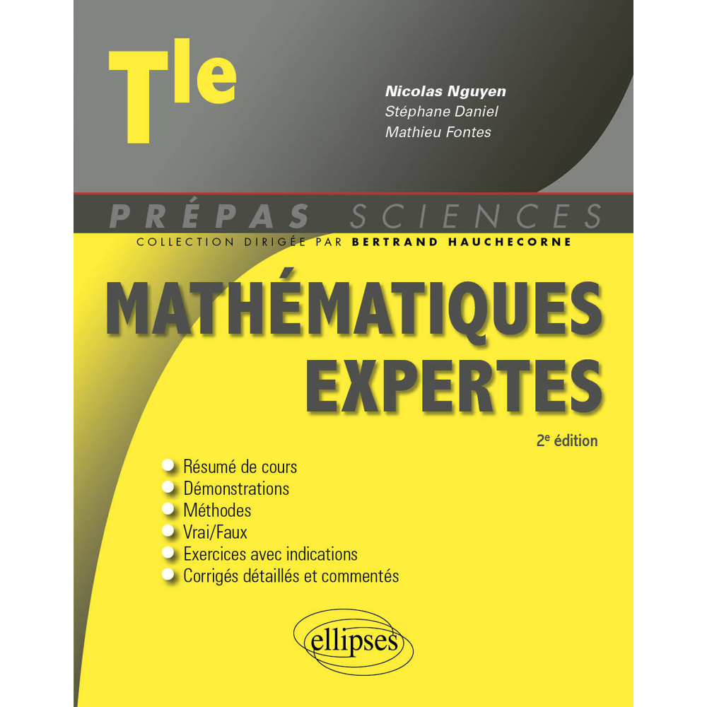 Mathématiques expertes - Terminale (Broché)