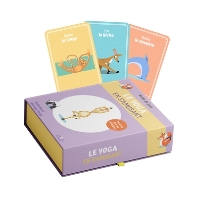 Coffret Bulle de joie - Le yoga en s’amusant, dès 6 ans - 50 cartes pour se détendre ! (Coffret)