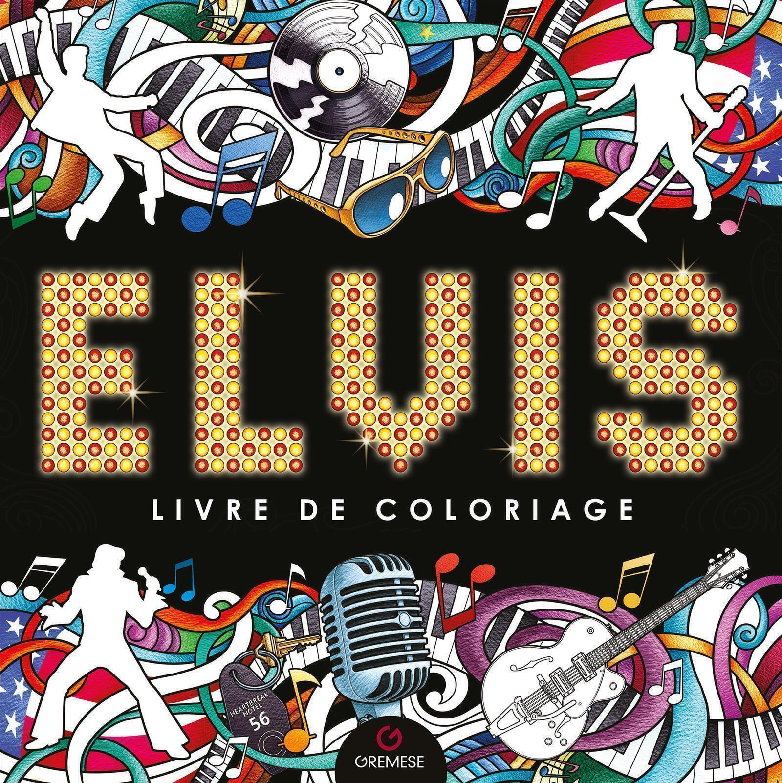 Elvis - Livre de coloriage (Broché)
