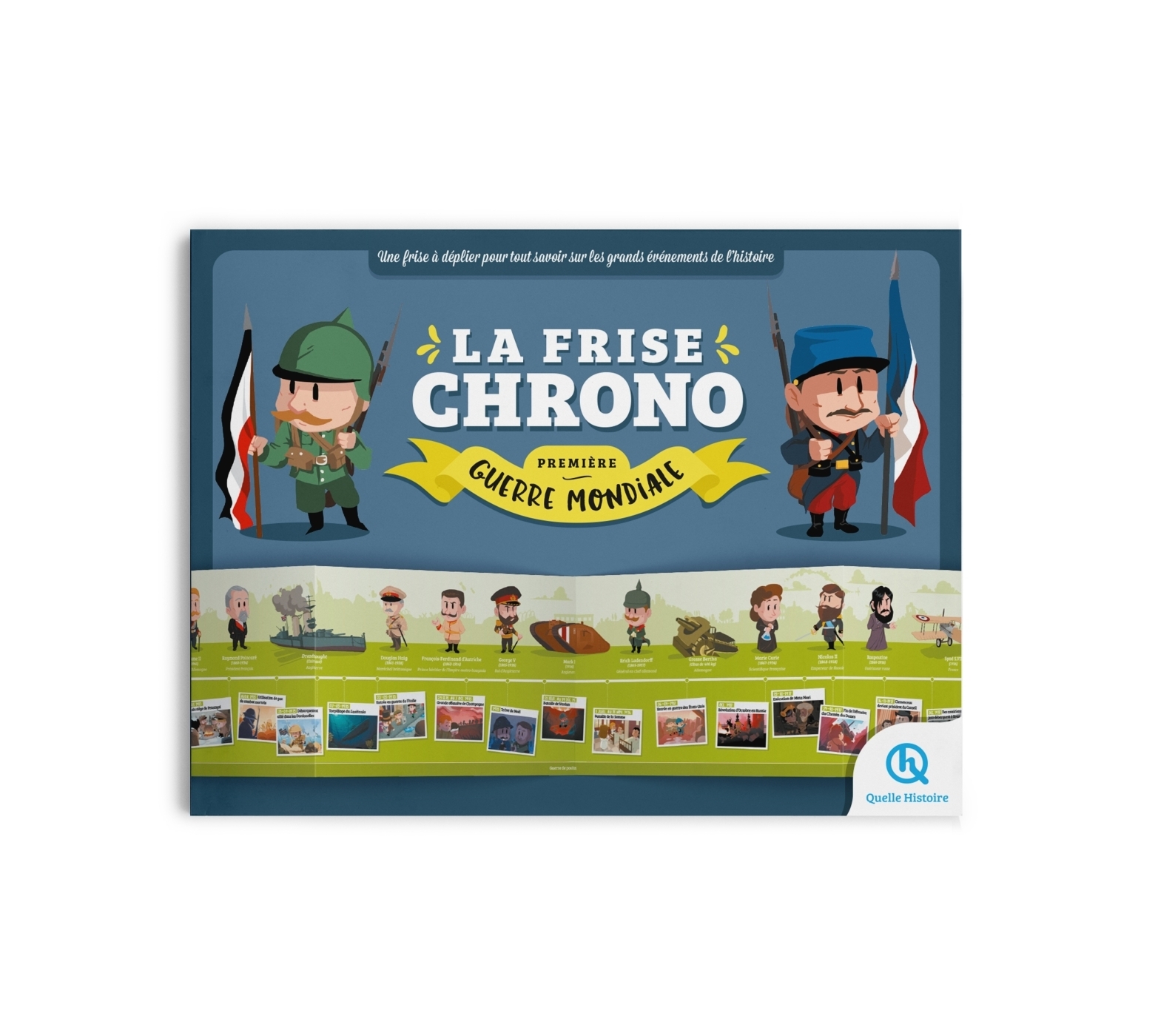 La frise chrono Première Guerre mondiale - Chronopoche (Broché)