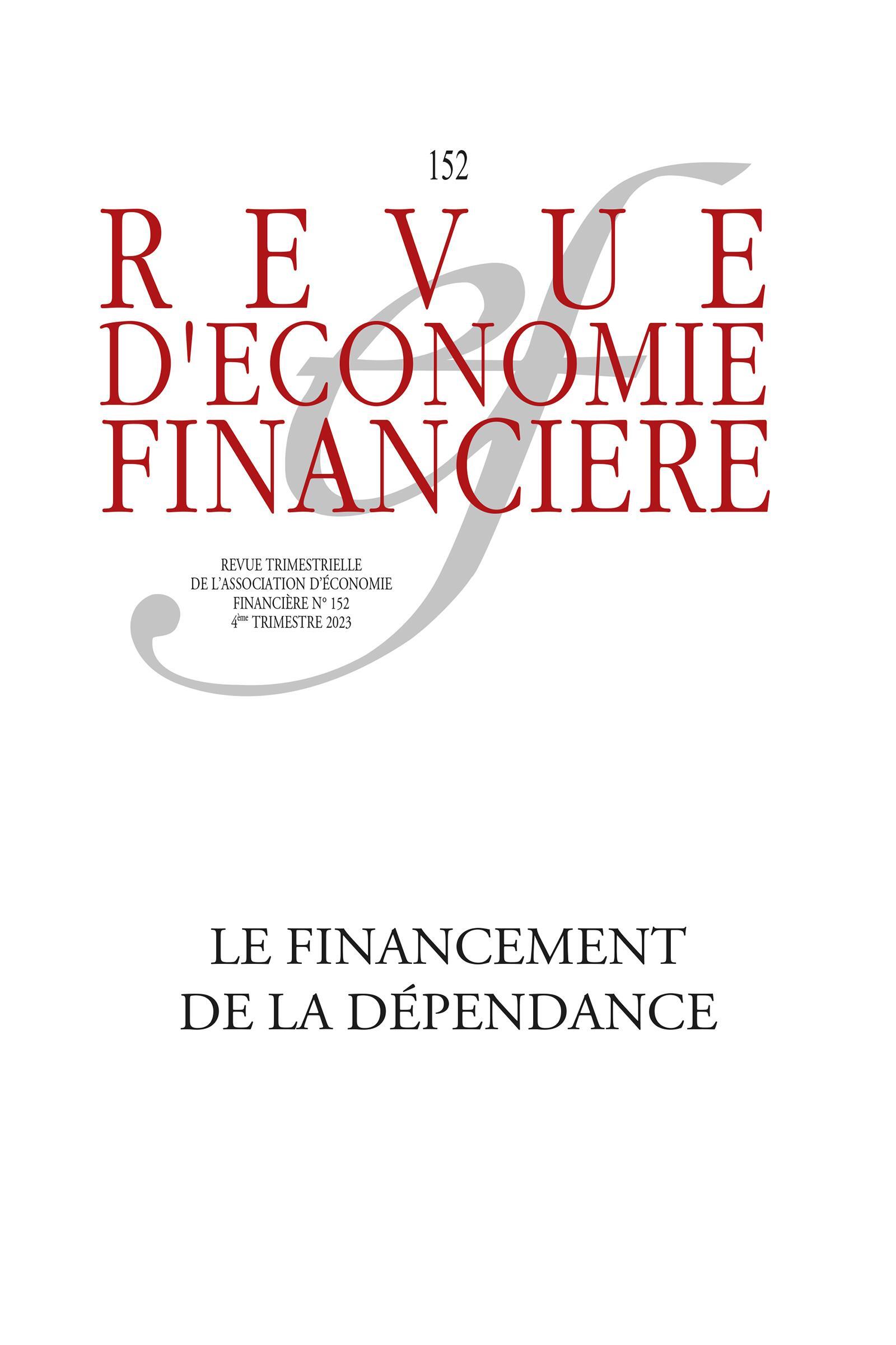 Le financement de la dépendance (Revue)