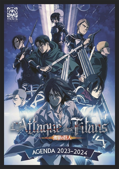 Agenda 2023-2024 Attaque des Titans (Relié)
