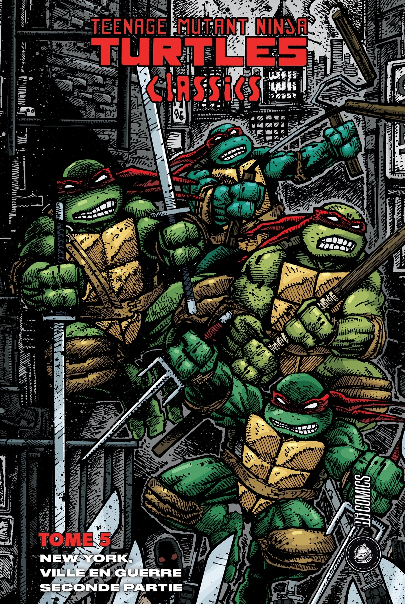 Les Tortues Ninja - TMNT Classics, Tome 5 : New York, Ville en guerre, seconde partie (BD)