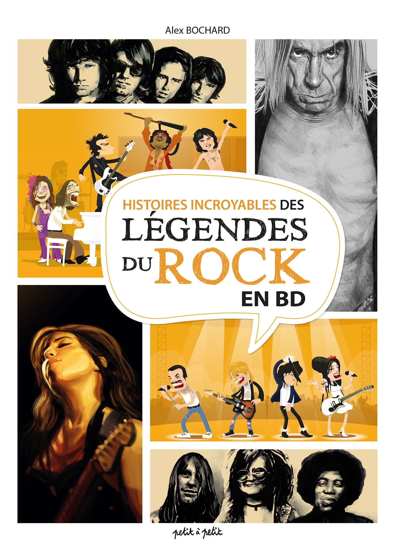Histoires Incroyables des Légendes du Rock en BD (BD)