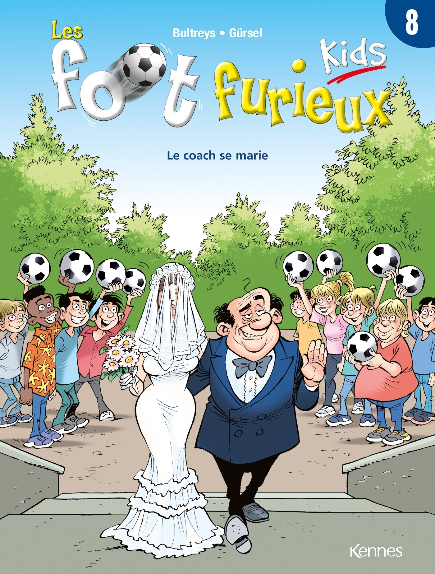 Les Foot furieux kids Tome 8 - Le coach se marie (BD)