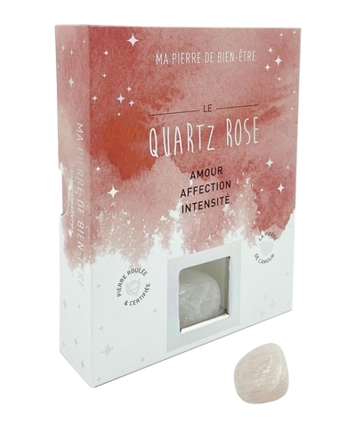 Coffret Ma pierre de bien-être - Le quartz rose - Amour - Affection - Intensité (Coffret)