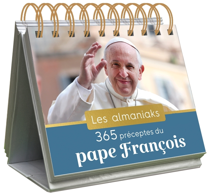 Almaniak 365 préceptes du pape François, calendrier une page par jour (Etui)