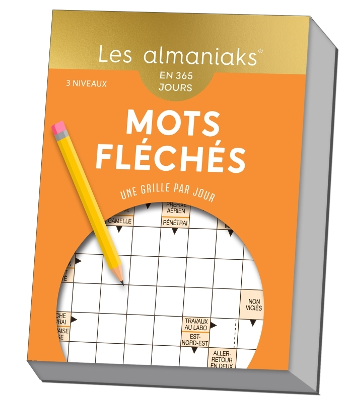 Almaniak Mots fléchés - Calendrier, une grille par jour (Etui)