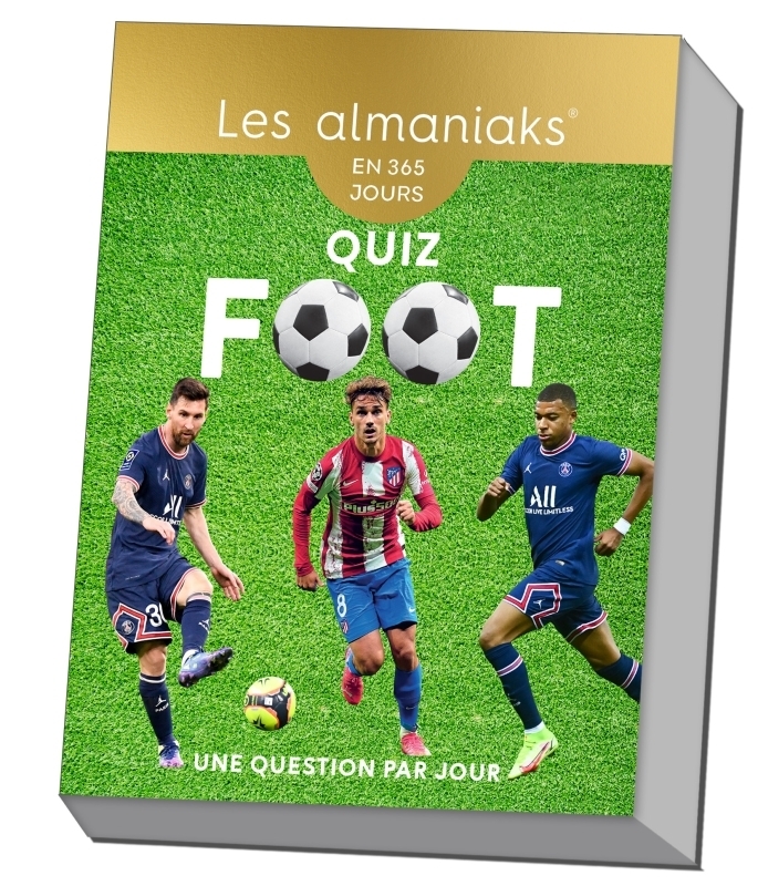 Almaniak Quiz Foot - Calendrier, une question par jour (Etui)