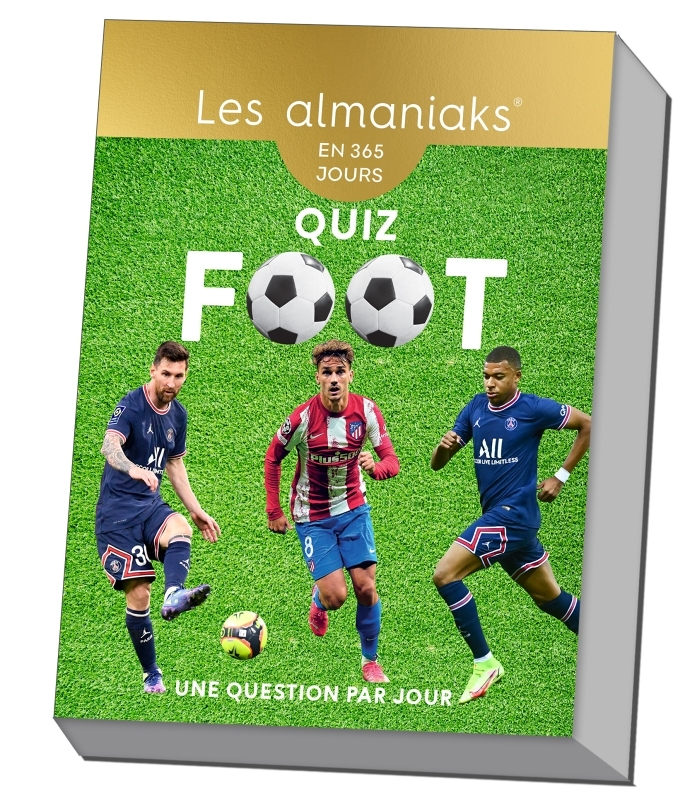 Almaniak Quiz Foot - Calendrier, une question par jour (Etui)