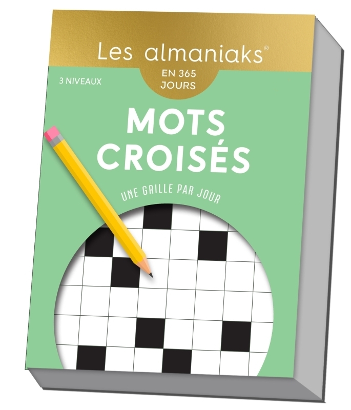 Almaniak Mots croisés - Calendrier, une grille par jour (Etui)