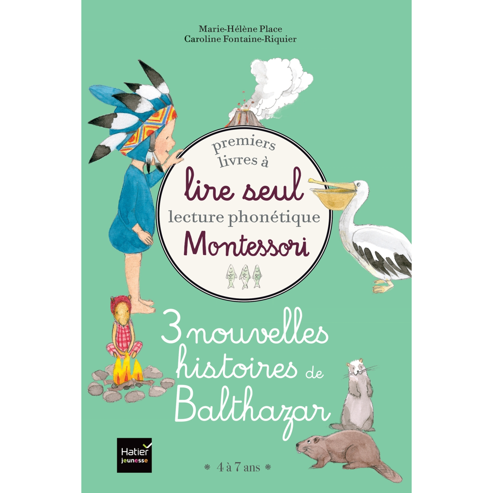 Coffret Premiers livres à lire seul 3 nouvelles histoires de Balthazar Niveau 3 Pédagogie Montessori
