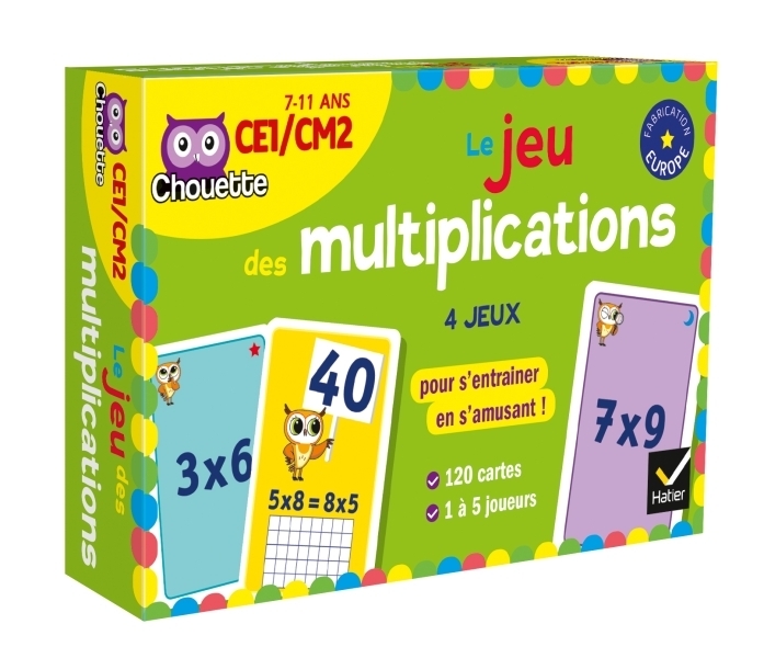 Le jeu des multiplications CE1-CM2 (Coffret)