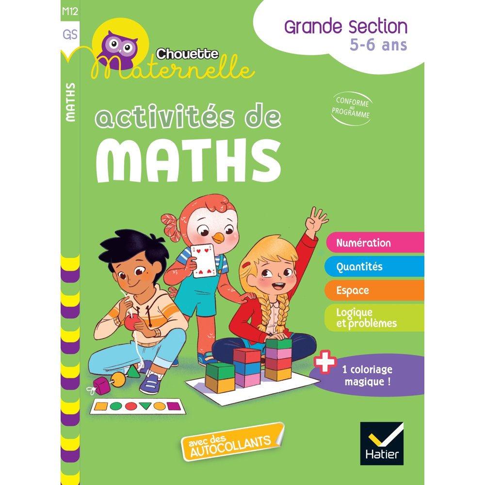 Chouette maternelle Activités de maths Grande Section (Broché)