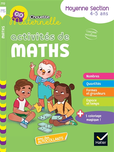 Chouette maternelle Activités de maths Moyenne Section (Broché)