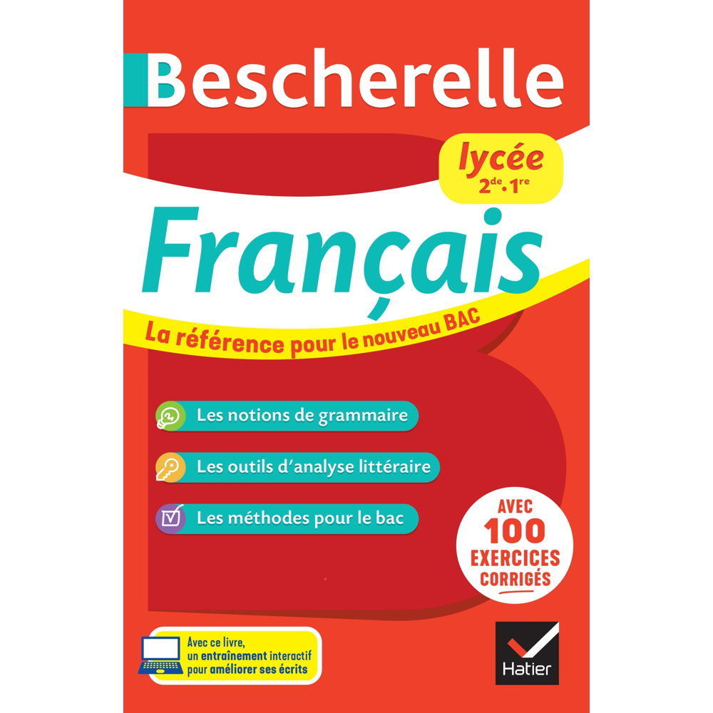 Bescherelle Français lycée (2de, 1re) - Nouveau bac - la référence pour le bac de français (Broché)