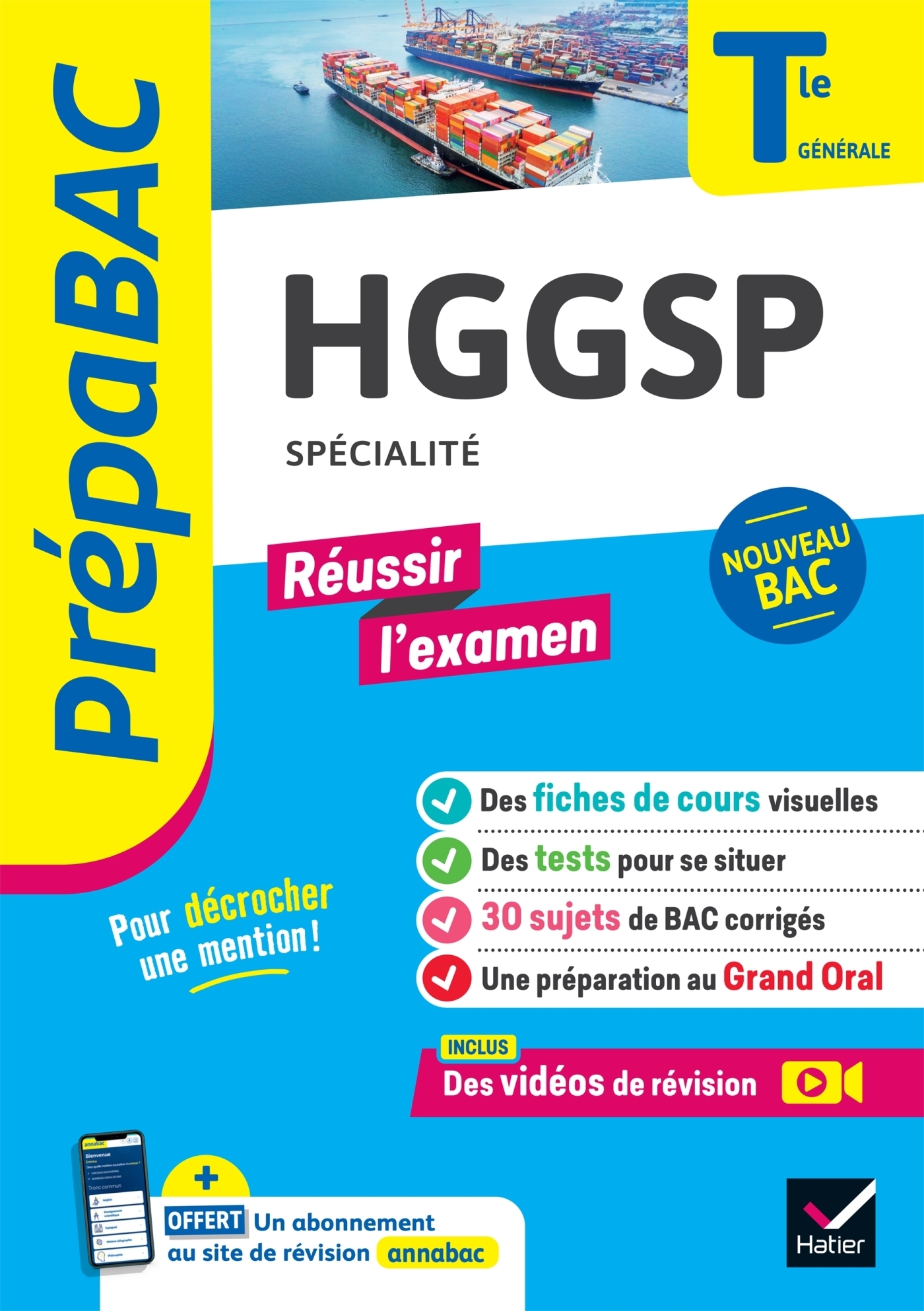 HGGSP Tle générale (spécialité) - Prépabac Réussir l'examen - Bac 2024 - nouveau programme de Termin