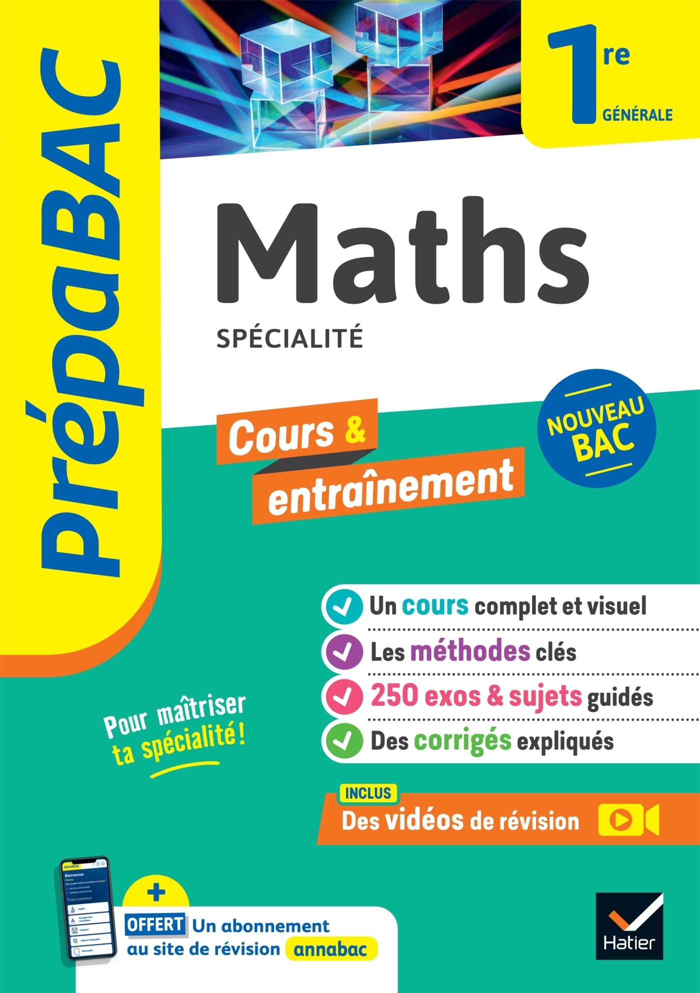 Prépabac Maths 1re générale (spécialité) - nouveau programme de Première (Broché)