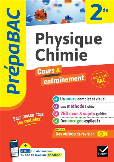 Prépabac Physique-chimie 2de - nouveau programme de Seconde (Broché)