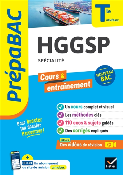 Prépabac HGGSP Tle générale (spécialité) - Bac 2024 - nouveau programme de Terminale (Broché)