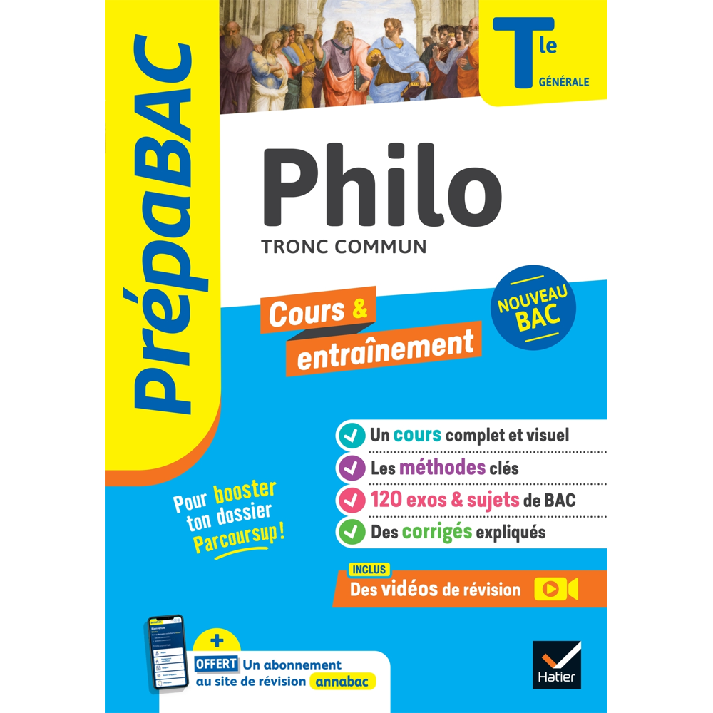 Prépabac Philo Tle générale - Bac 2024 - nouveau programme de Terminale (Broché)