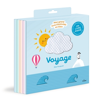 Voyage - Mon grand livre d'activités en tissu (Broché)