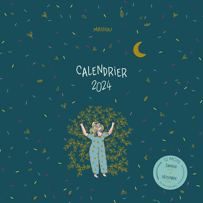 Calendrier mural Mathou 2024 (Broché)