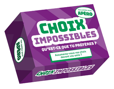 Petit apéro - Choix impossibles (Broché)