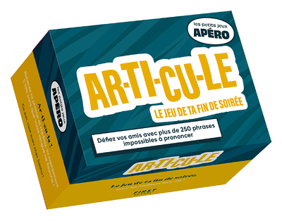 Petit apéro - Ar-ti-cu-le, 2e éd (Broché)