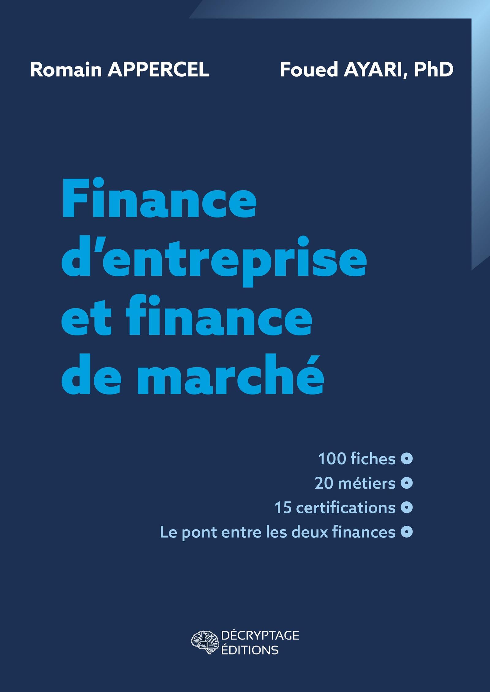 Finance d'entreprise et finance de marché (Broché)