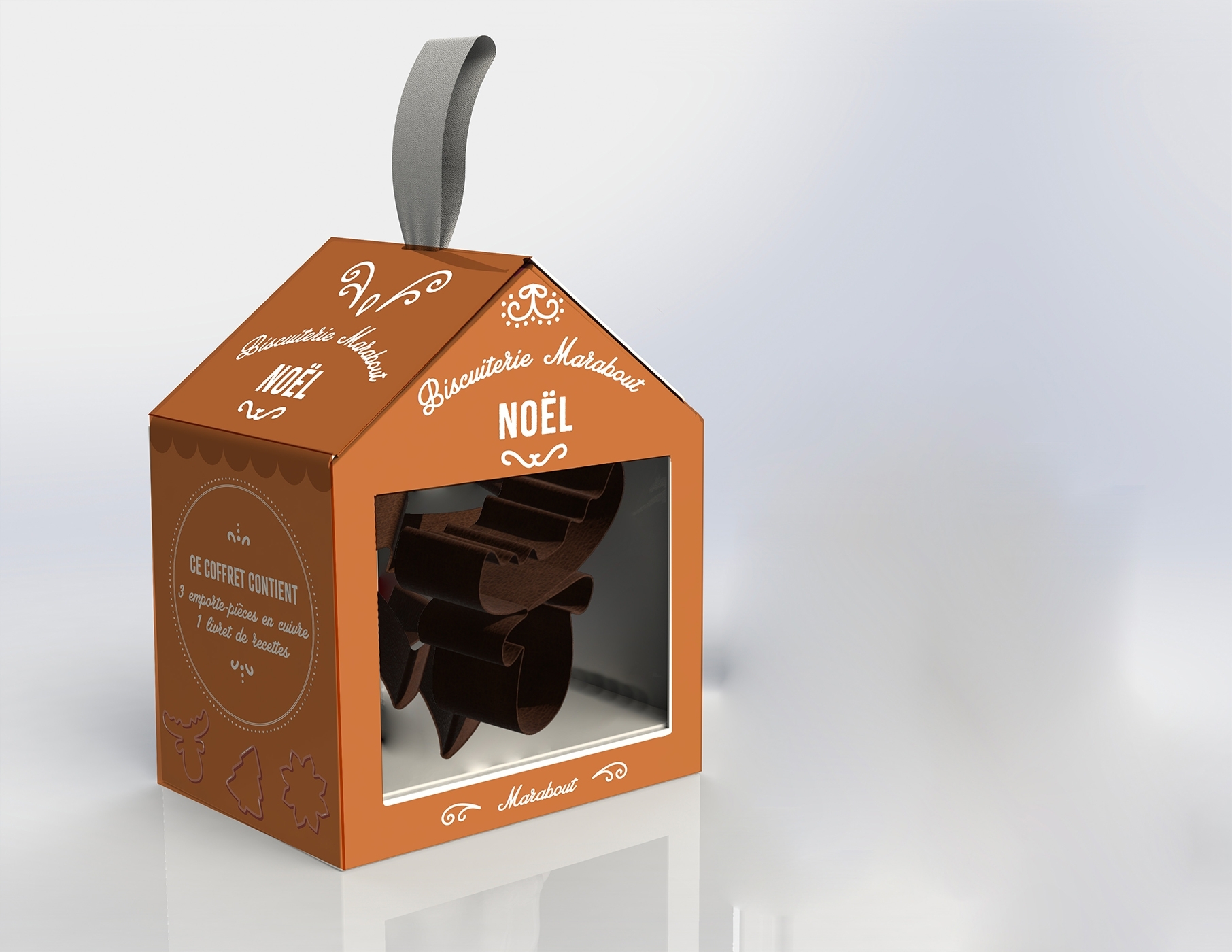 Mini box biscuits Noël (Coffret)