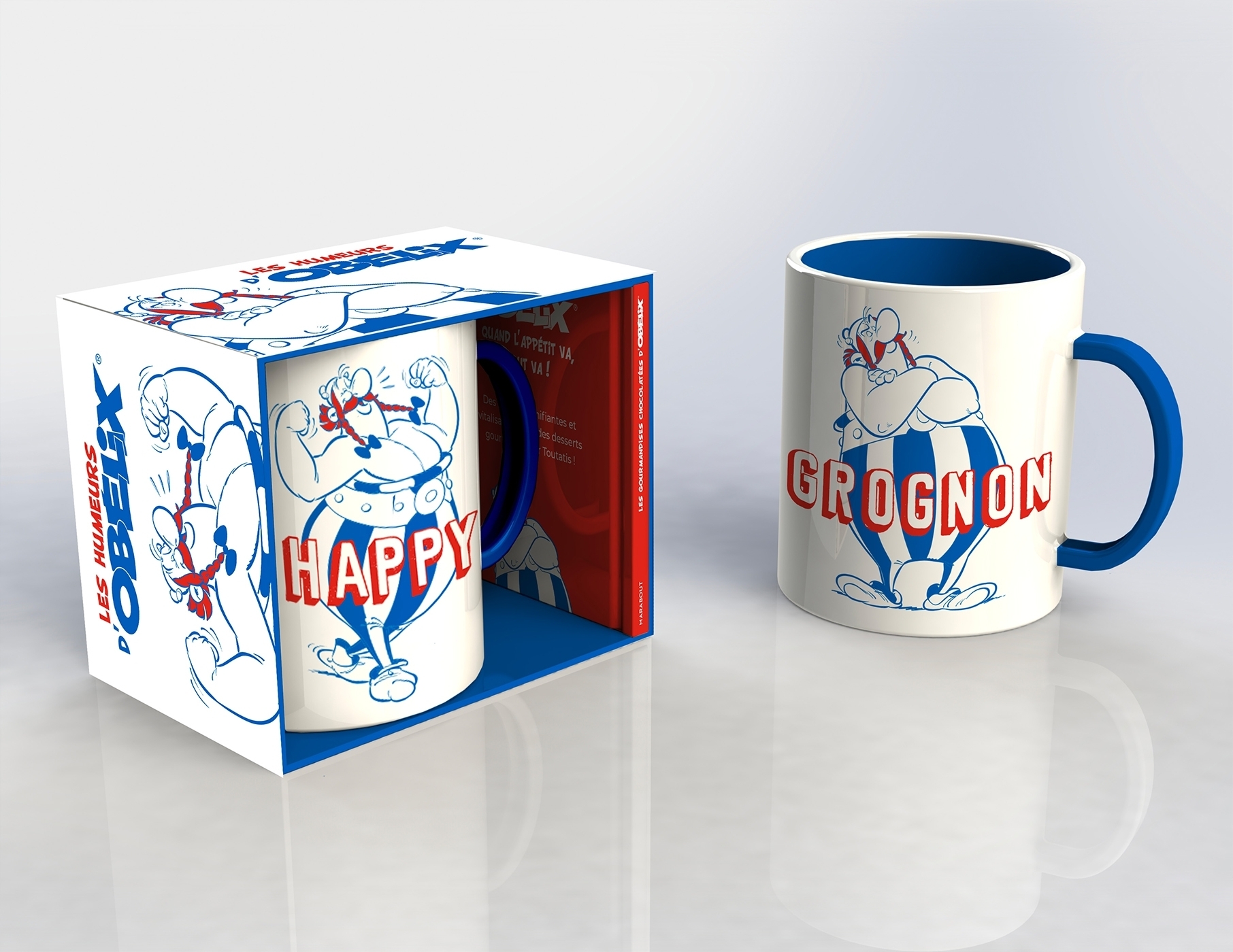 Gros mug - Les Humeurs d'Obélix (Coffret)