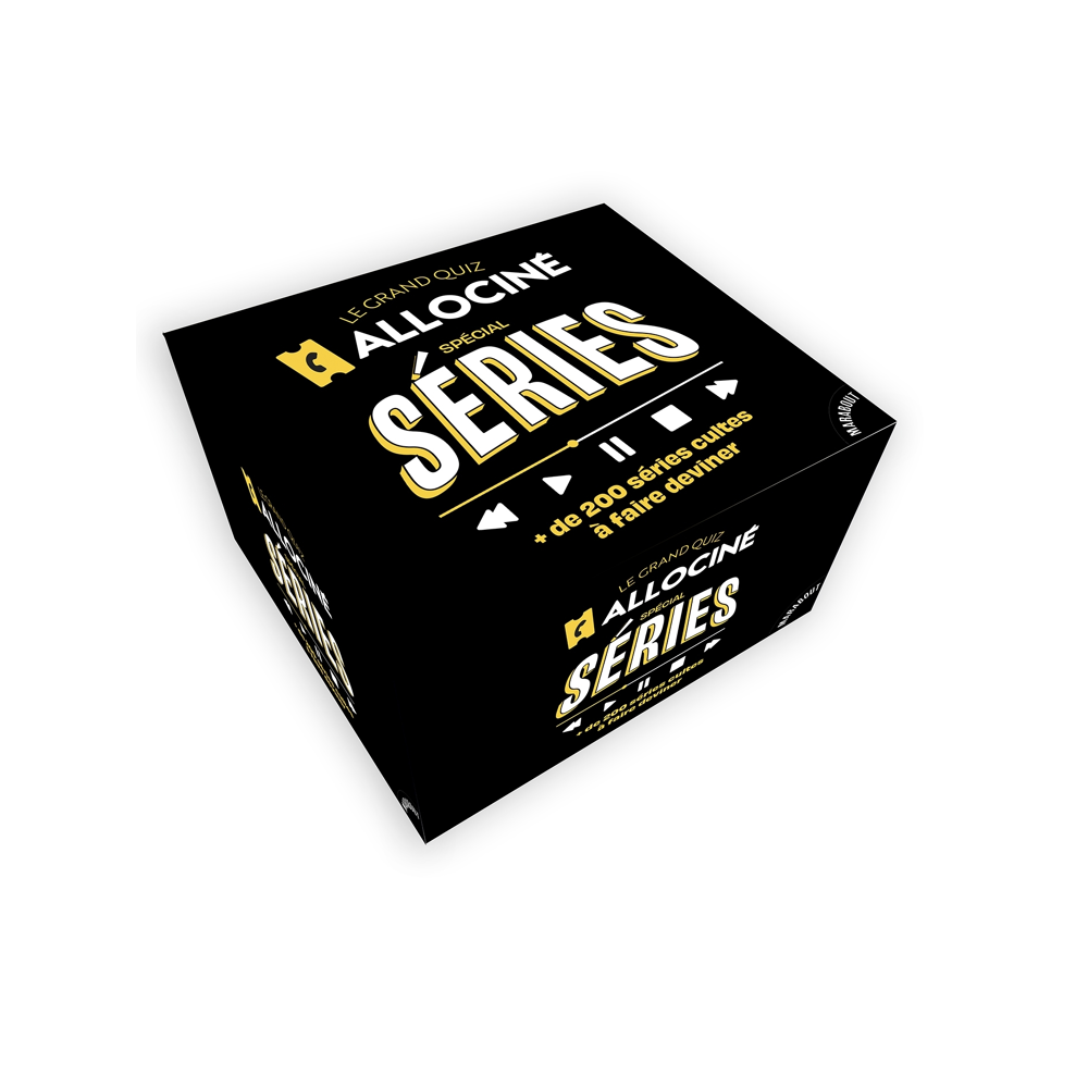 Le grand quiz Allociné spécial séries - Plus de 500 séries cultes à revoir (Broché)