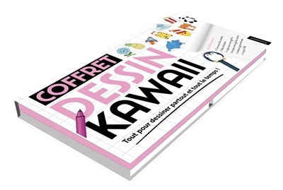 Coffret Dessin nomade - Kawaii (Coffret)