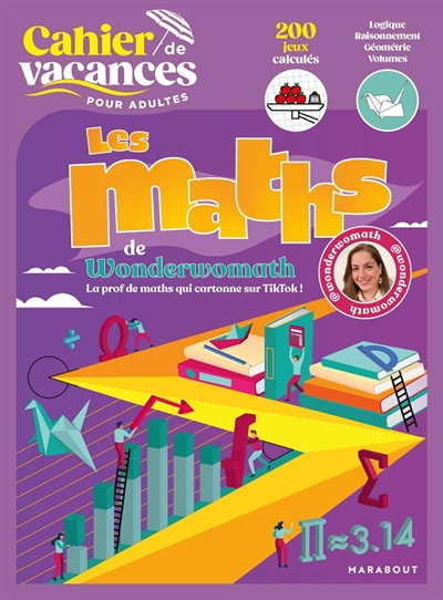 Cahier de vacances Les maths avec Wonderwomaths (Broché)
