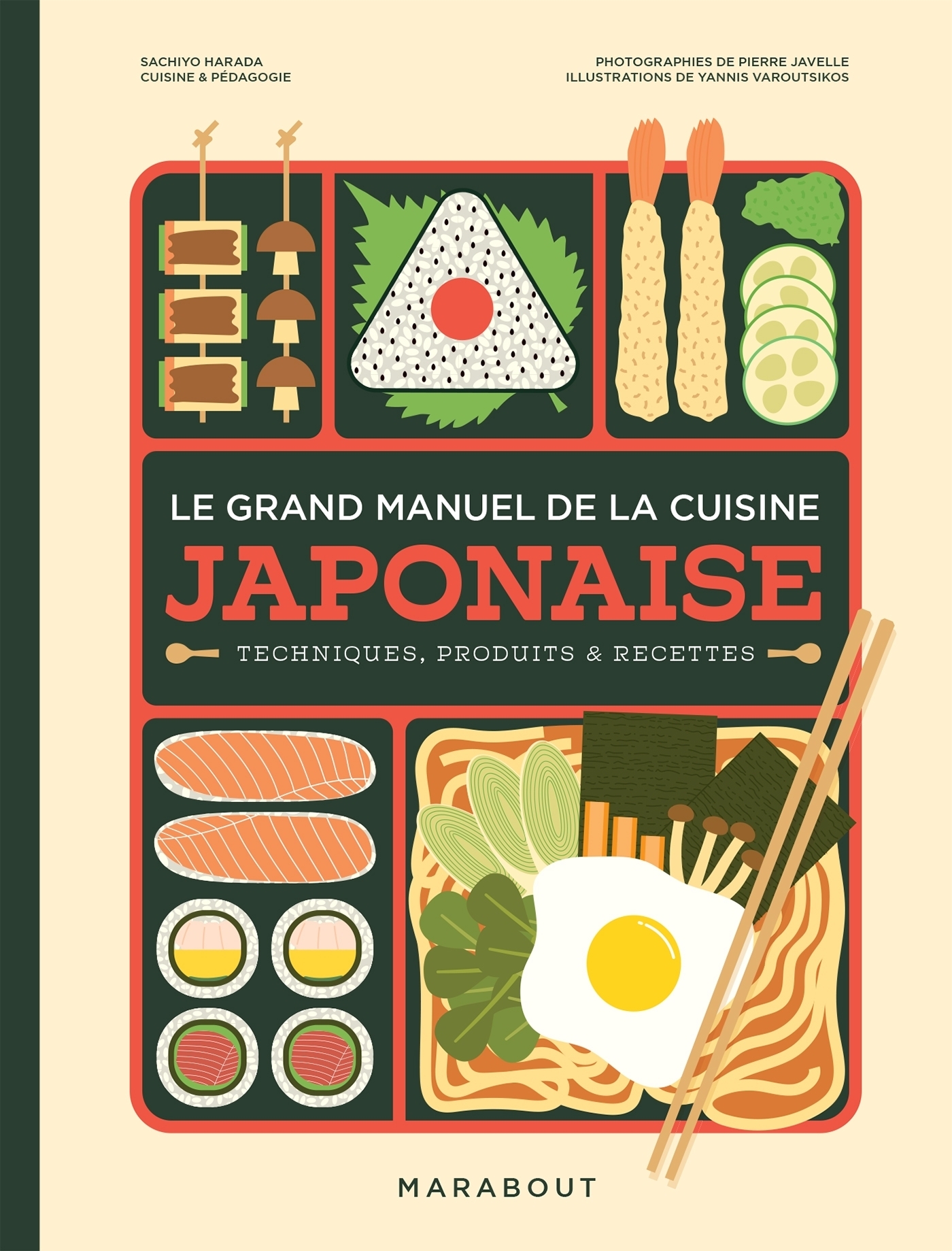 Le grand manuel de la cuisine japonaise - Techniques, produits & recettes (Broché)