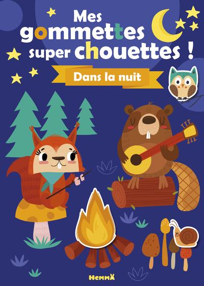 Mes gommettes super chouettes ! Dans la nuit (Broché)