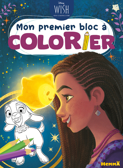 Disney Wish - Mon premier bloc à colorier (Broché)
