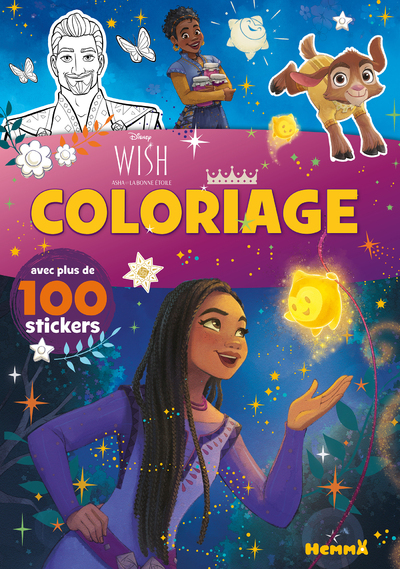 Disney Wish - Coloriage avec plus de 100 stickers (Broché)