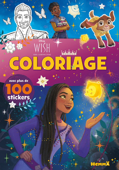 Disney Wish - Coloriage avec plus de 100 stickers (Broché)