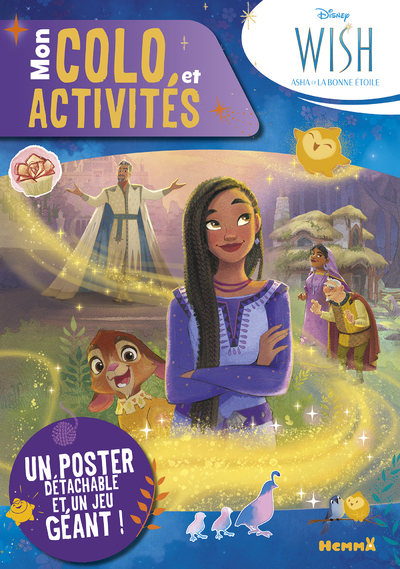 Disney Wish - Mon colo et activités + poster - Un poster détachable et un jeu géant ! (Broché)
