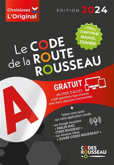 Code Rousseau de la route B 2024 (Etui)
